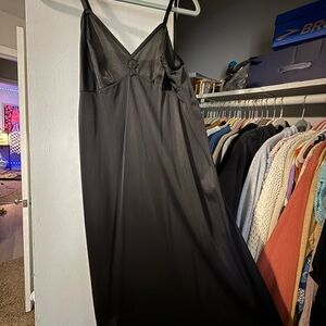 Elegant Black Slip Dress